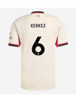 Billige Liverpool Milos Kerkez #6 Bortedrakt 2025-26 Kortermet